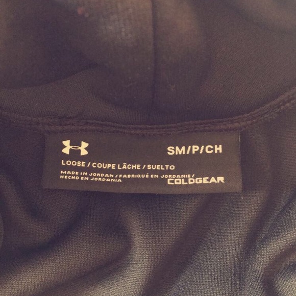 Black under armor turtleneck hoodie - Picture 2 of 3